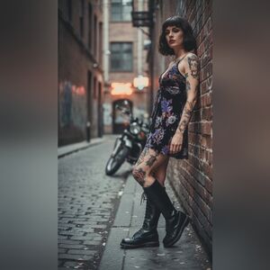 Free People | Happy Heart Cinched Mini Dress L